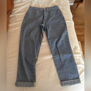 Universal Thread Conductor Stripe Boyfriend Jeans 8/29R